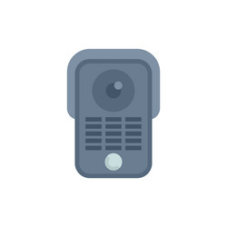 modern wireless intercom system displaying vector image