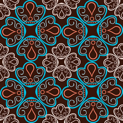 abstract seamless texture colorful endless pattern vector image