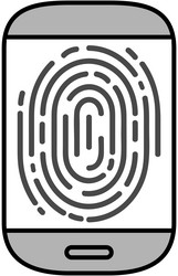 cyber security system protecting your data vector image
