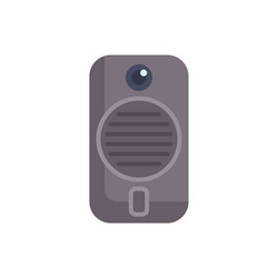modern intercom system with camera for home vector image