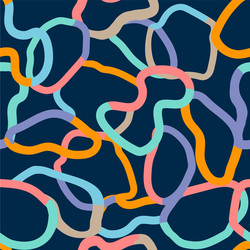 abstract curves pattern seamless design vector image