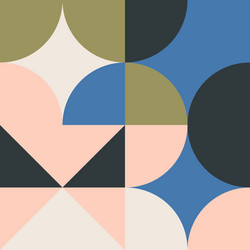 abstract square pattern design vector image