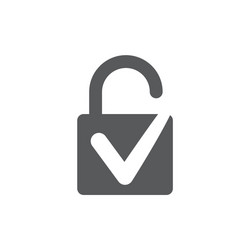 Access Icon - Secure Connection vector image