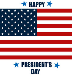 happy presidents day banner design Vector Image
