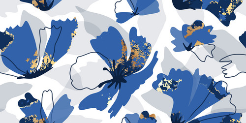 abstract background with beautiful flowers vector