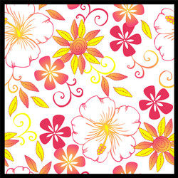 batik design style patterns are same for fabric vector image