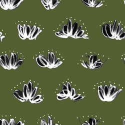 seamless pattern with random marker scribbles vector image