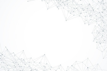 abstract plexus background with connected lines vector image