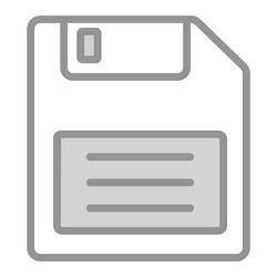 Save icon user interface as a simple sign vector
