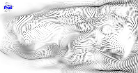 flowing point particles writhe in three vector image