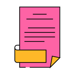 open folder icon color vector image