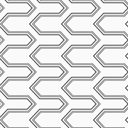 abstract seamless pattern hexagonal zigzag vector image