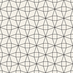 Geometric Line Tiling Pattern vector