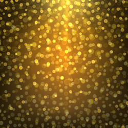 Golden Bokeh Abstract Background vector image