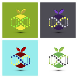 molecules concept of neurons and nervous system vector