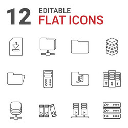 archive icons vector