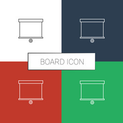 board icon white background vector