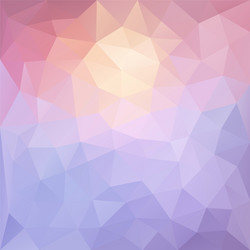 Abstract background with triangular mosaic vector