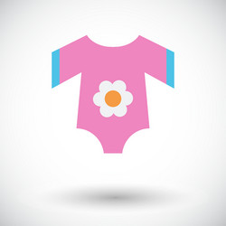 Baby clothes vector