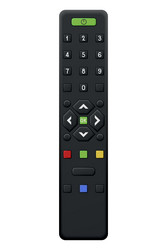 Tv remote control design with buttons wireless vector