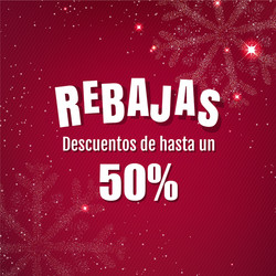 xmas sale postcard with glitter Vector Image