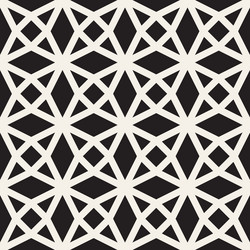 Geometric Line Tiling Pattern vector image