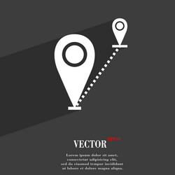 Map Pointer Icon - Location Symbol vector