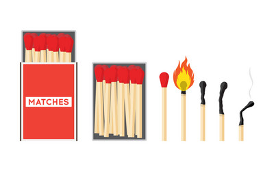 Matches set vector