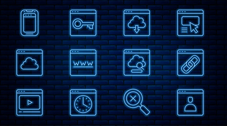 set line create account screen browser window vector image