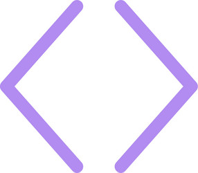 pointer arrow in modern flat style button vector image