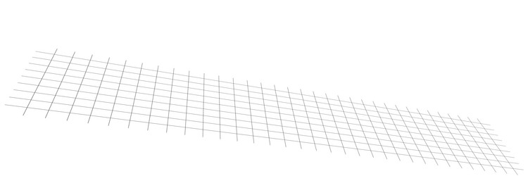 tilted skew 3d grid mesh vector image