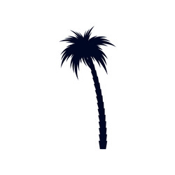 Coconut palm tree icon simple style Royalty Free Vector
