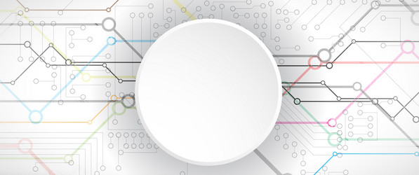 abstract futuristic circuit computer internet vector image