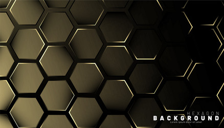abstract hexagon gradient colorful light pattern vector image