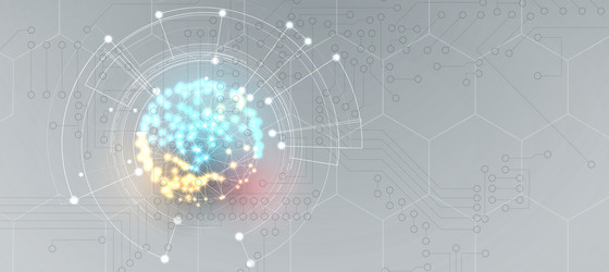 abstract futuristic circuit computer internet vector image