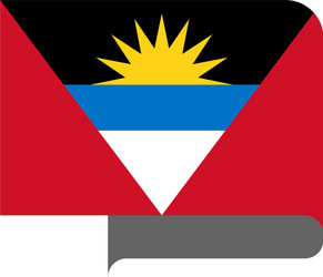 flag horizontal shape pointer for world map vector image