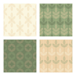 set of minimal seamless pattern with geometric vector image