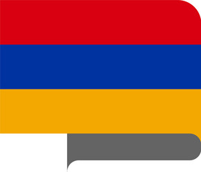 flag horizontal shape pointer for world map vector image