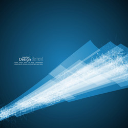 abstract background with waves and luminous rays vector image