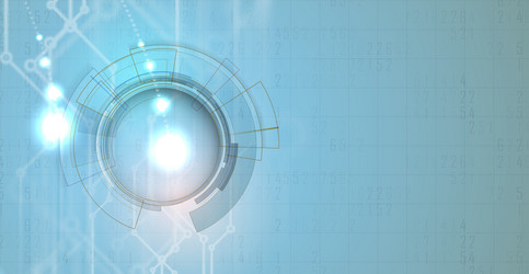 abstract futuristic circuit computer internet vector image
