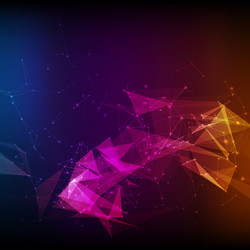 abstract violet mesh background vector image