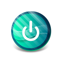 Start power button ui icon design on off symbol vector