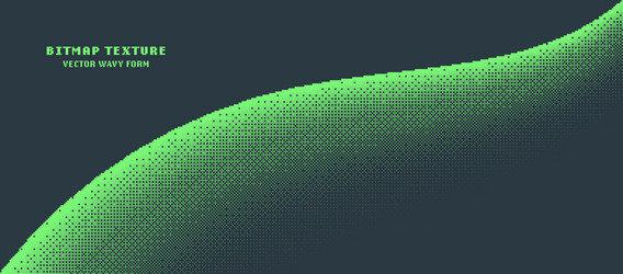 pixel art style bitmap texture wavy form noise vector image