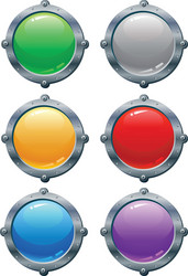Buttons Royalty Free Vector Image - VectorStock