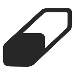 eraser icon vector