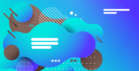 web template with blank bars dynamical colorful vector image