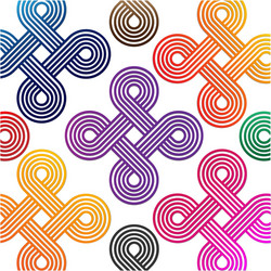 Endless Loop Pattern vector image
