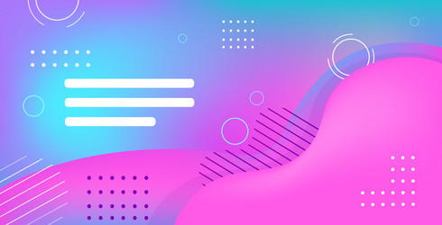 web template with blank bars dynamical colorful vector image
