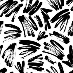 freehand ink scrawls seamless pattern vector