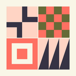 abstract geometry pattern artwork vector image